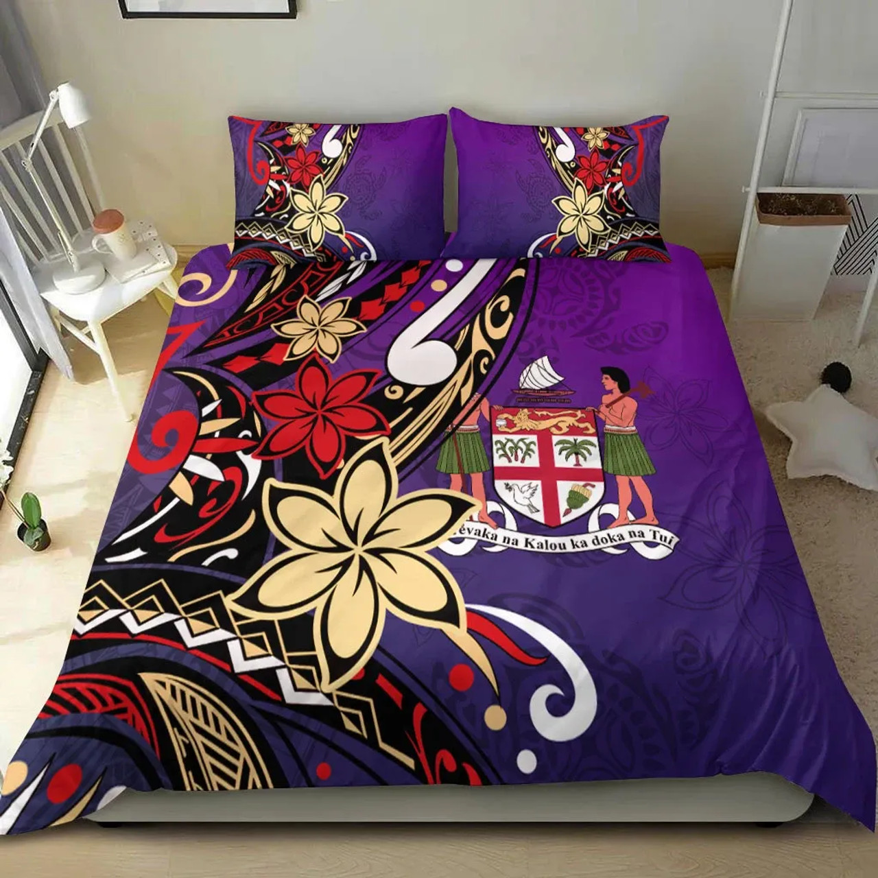 American Samoa Polynesian Bedding Set - Summer Tropical 5