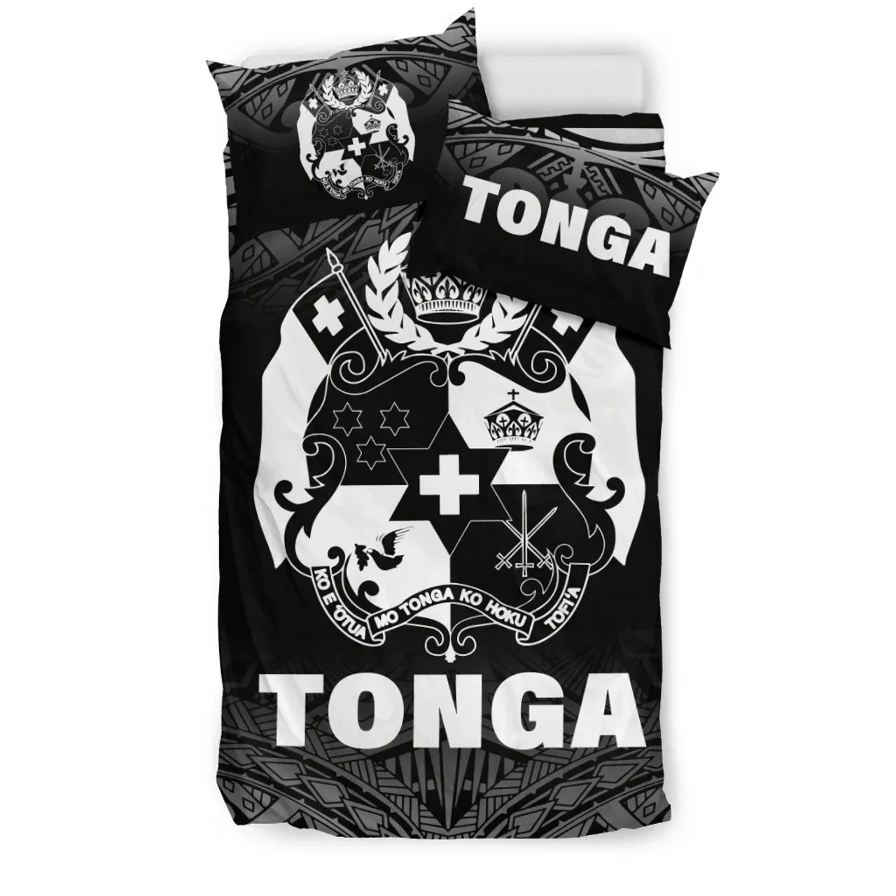Tonga Duvet Cover Set - Black Fog Style 3