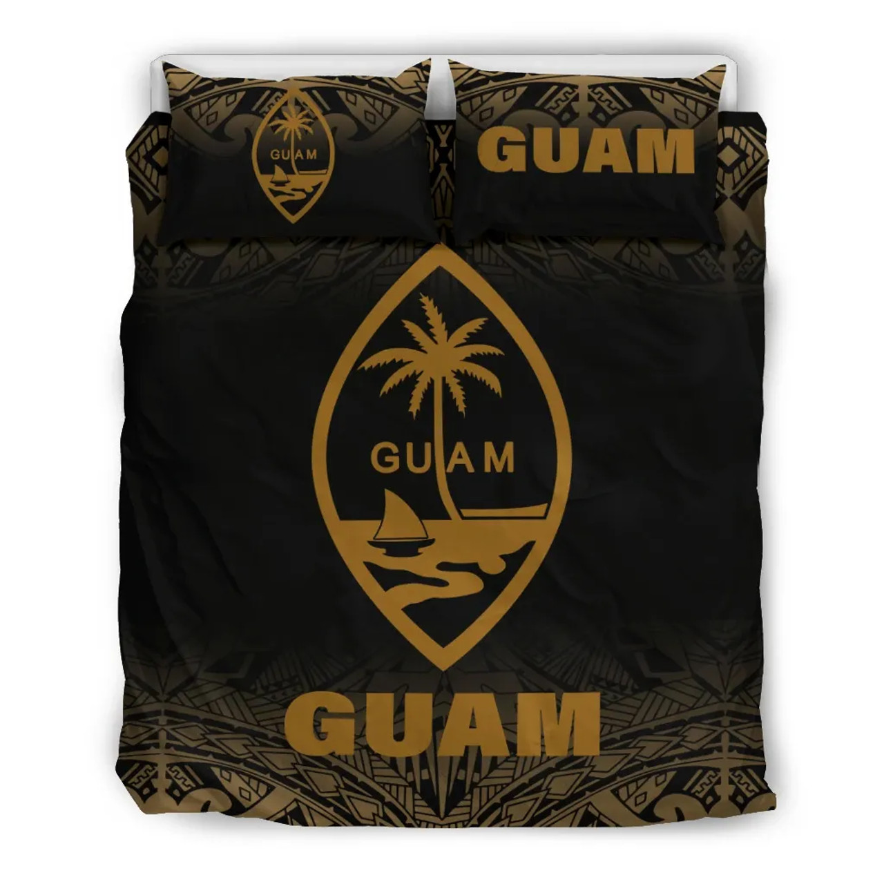 Guam Duvet Cover Set - Gold Fog Style 2