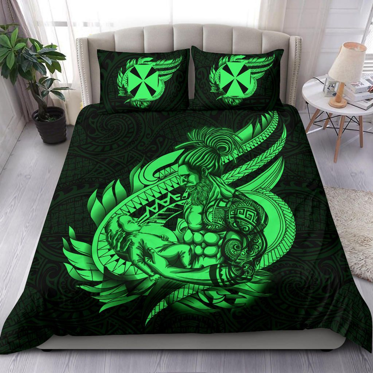 Kanaka Maoli Polynesian Bedding Set - Turtle With Plumeria And Hibiscus 6