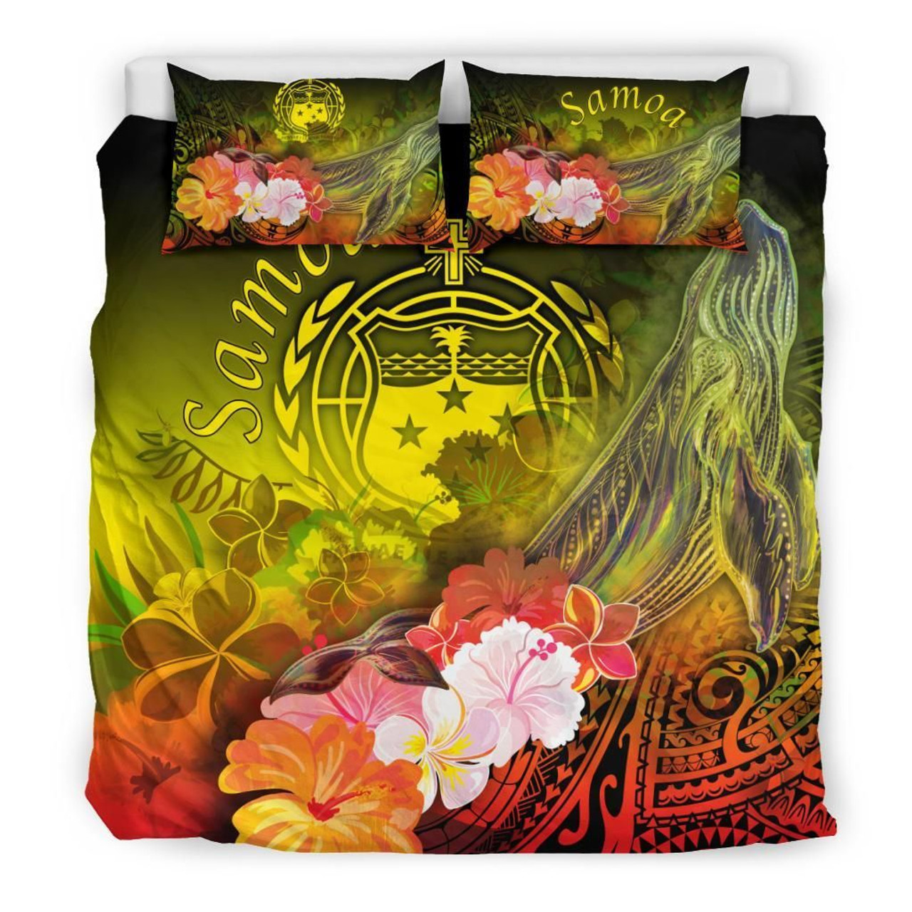 Tuvalu Bedding Set - Polynesian Turtle Palm Tree 4