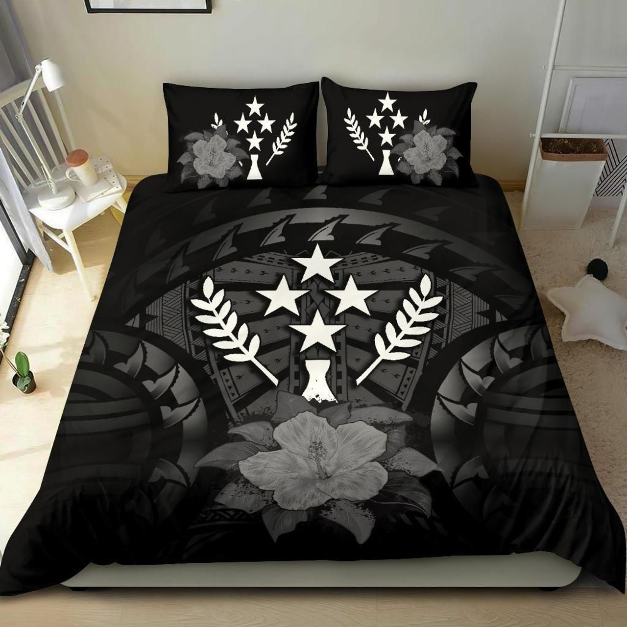 Polynesian Bedding Set Federated States Of Micronesia Duvet Cover Set Bright Style 4