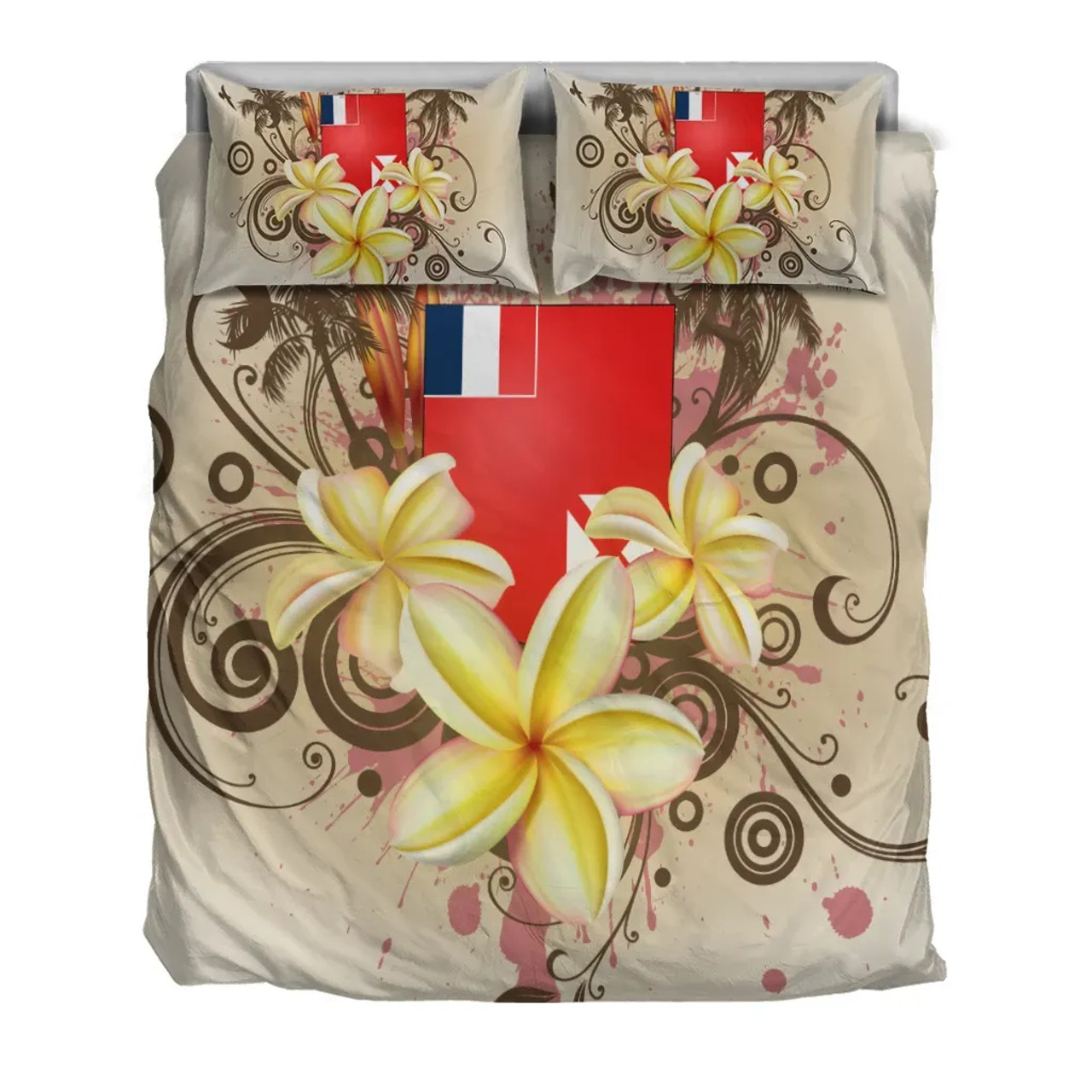 Samoa Bedding Set - Polynesian Hook And Hibiscus (Reggae) 5