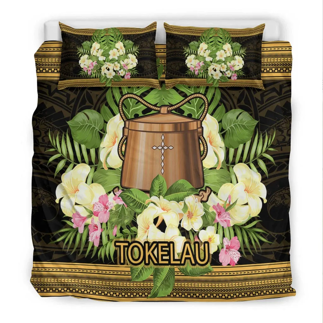 Northern Mariana Islands Polynesian Bedding Set - Summer Hibiscus 4