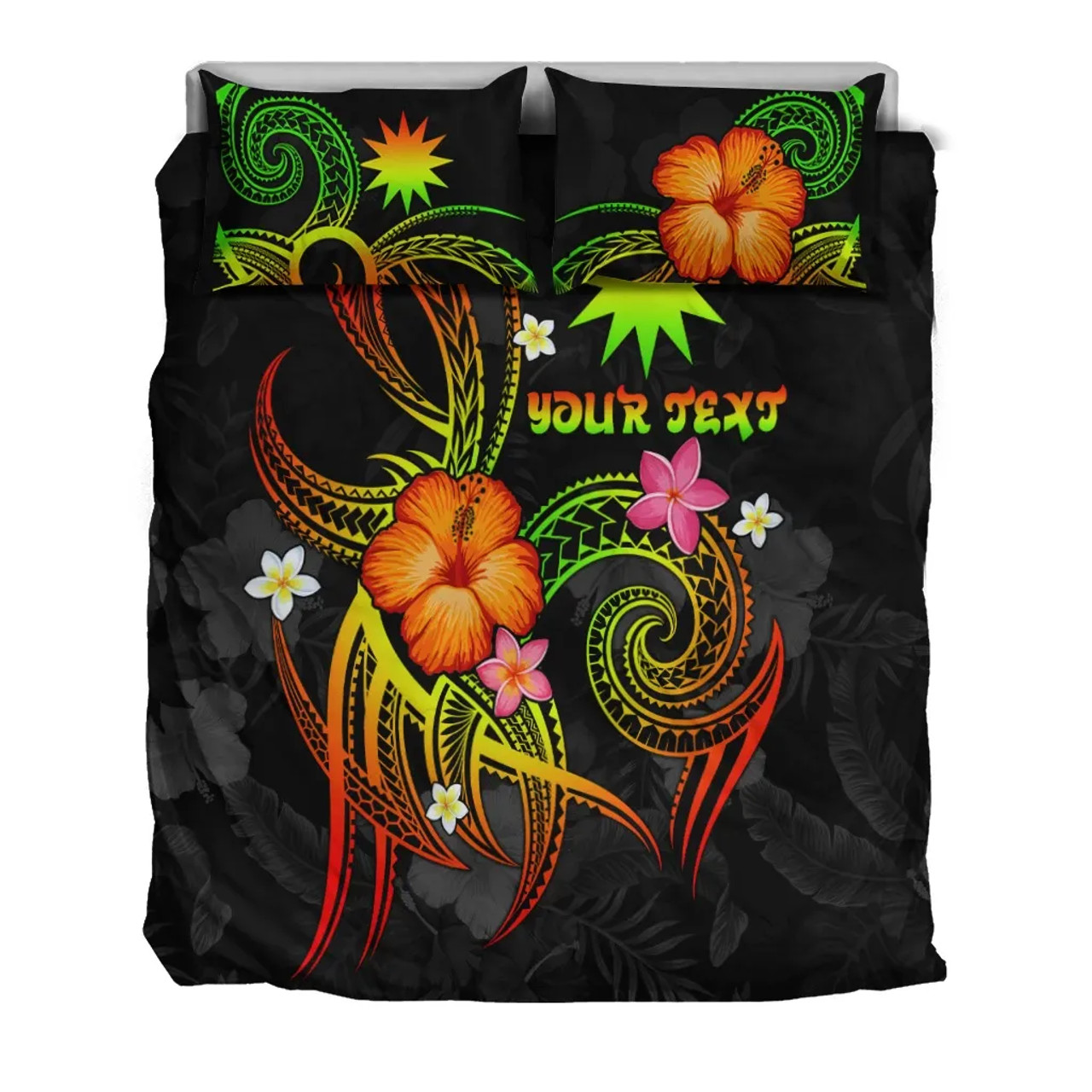 Marshall Islands Polynesian Bedding Set - Legend Of Marshall Islands (Reggae) 4