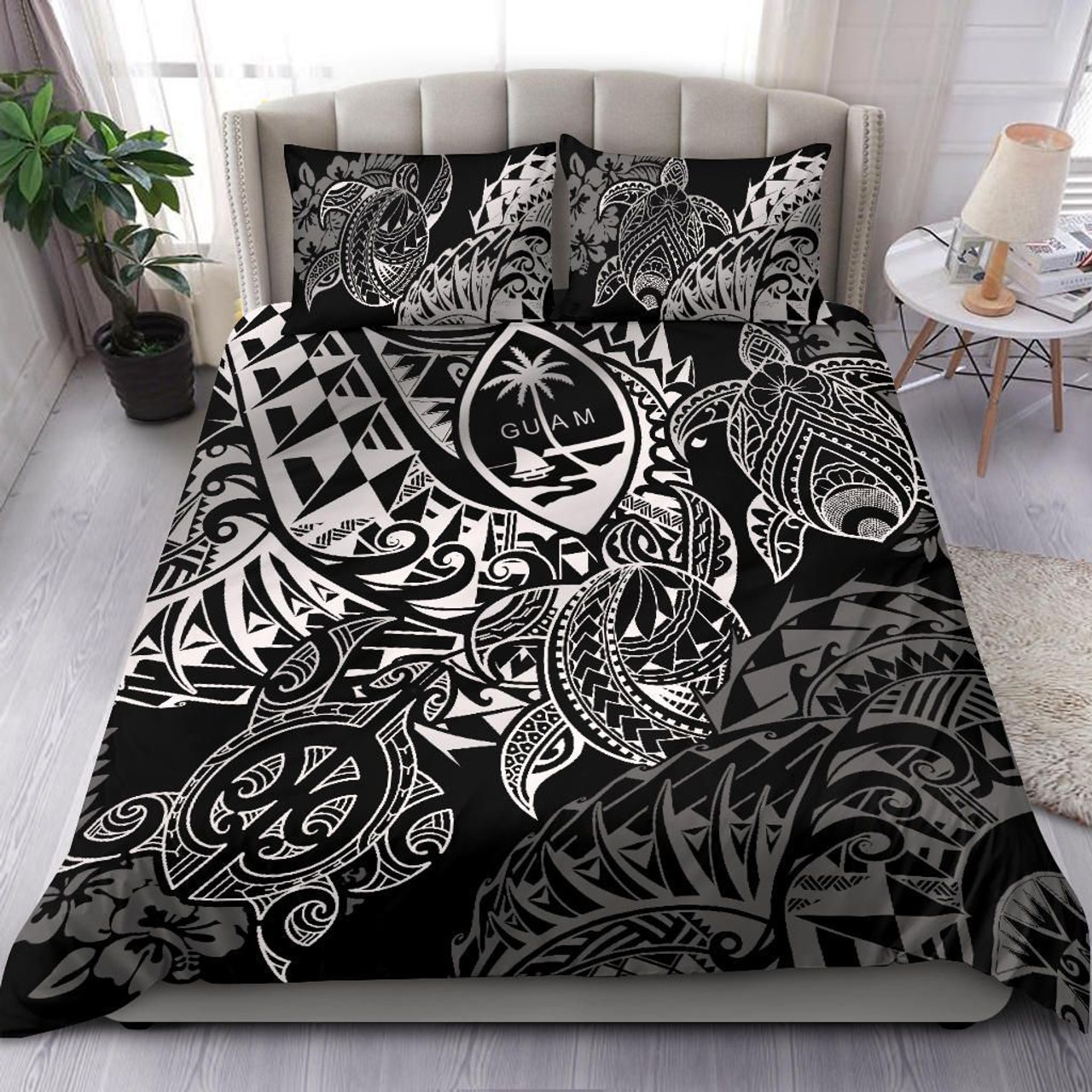 Guam Polynesian Custom Personalised Bedding Set - Guam Spirit 5