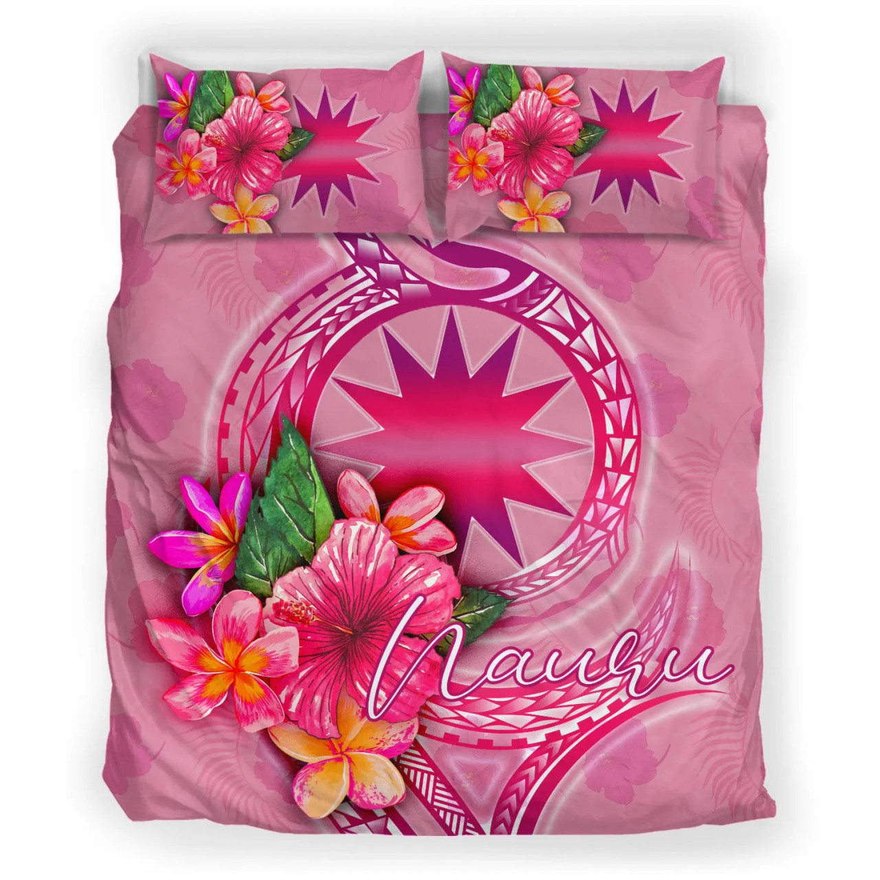 Fiji Bedding Set - Turtle Plumeria (Gold) 5