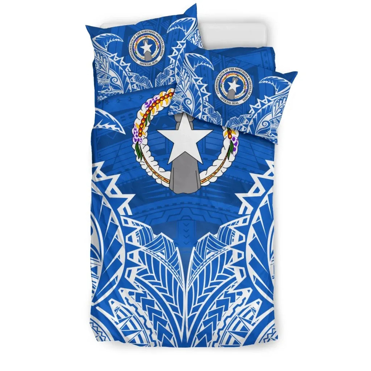 Northern Mariana Islands Duvet Cover Set - Northern Mariana Islands Flag Premium 3