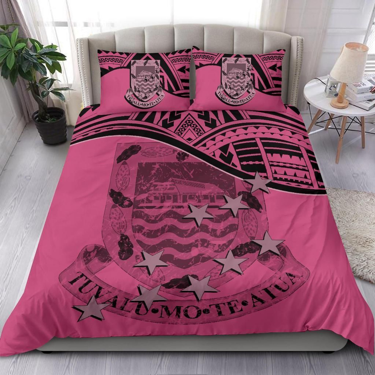 Nauru Polynesian Bedding Set - Turtle With Plumeria 5