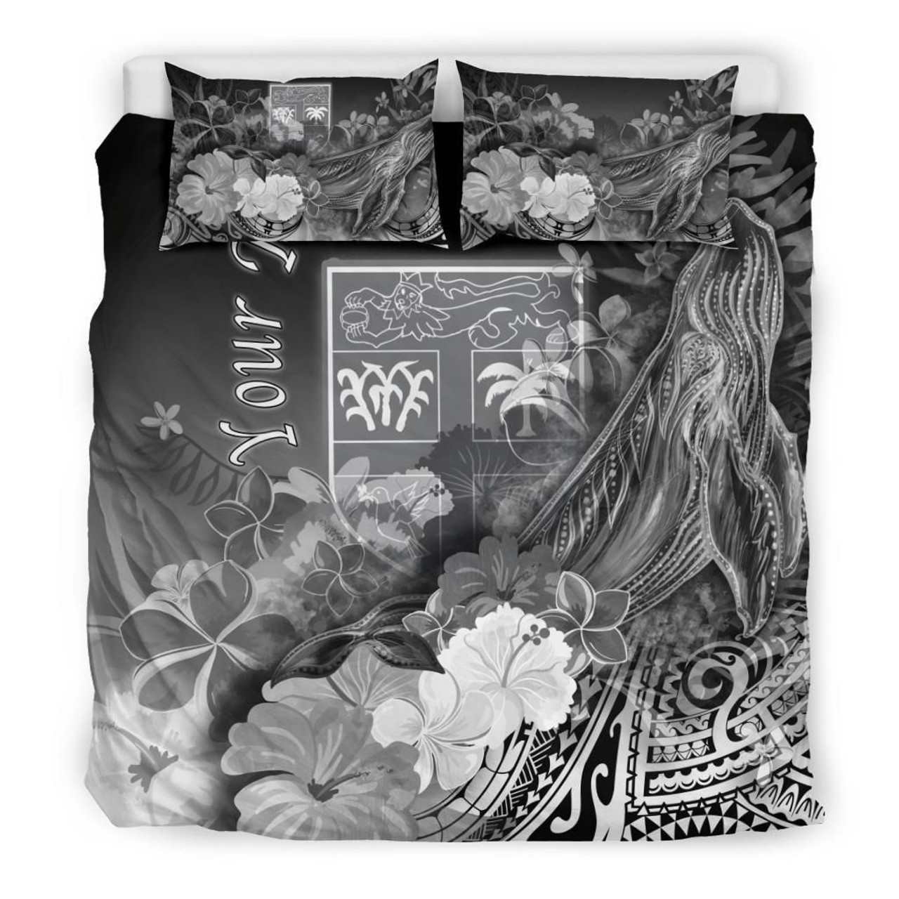 Guam Custom Personalised Bedding Set - Reggae Turtle 4