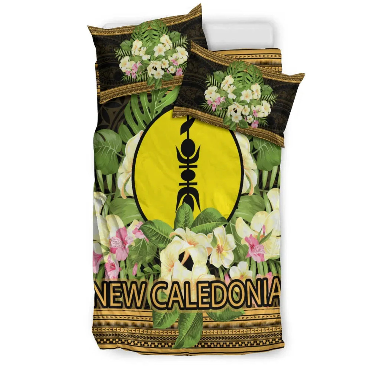 New Caledonia Bedding Set - Polynesian Gold Patterns Collection 2
