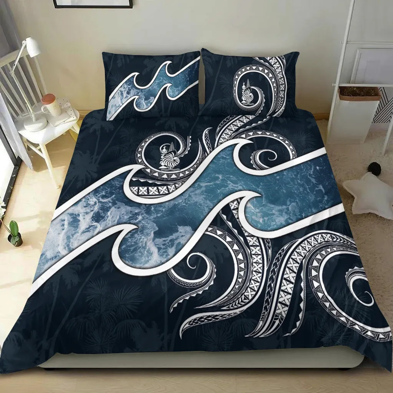 New Caledonia Polynesian Bedding Set - Ocean Style 1