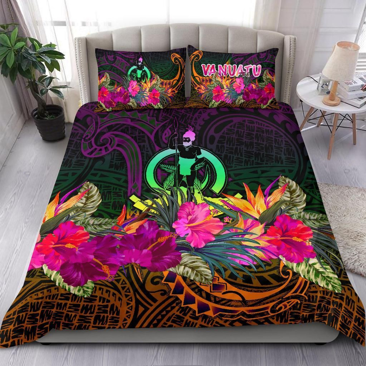 Vanuatu Bedding Set - Summer Hibiscus 1