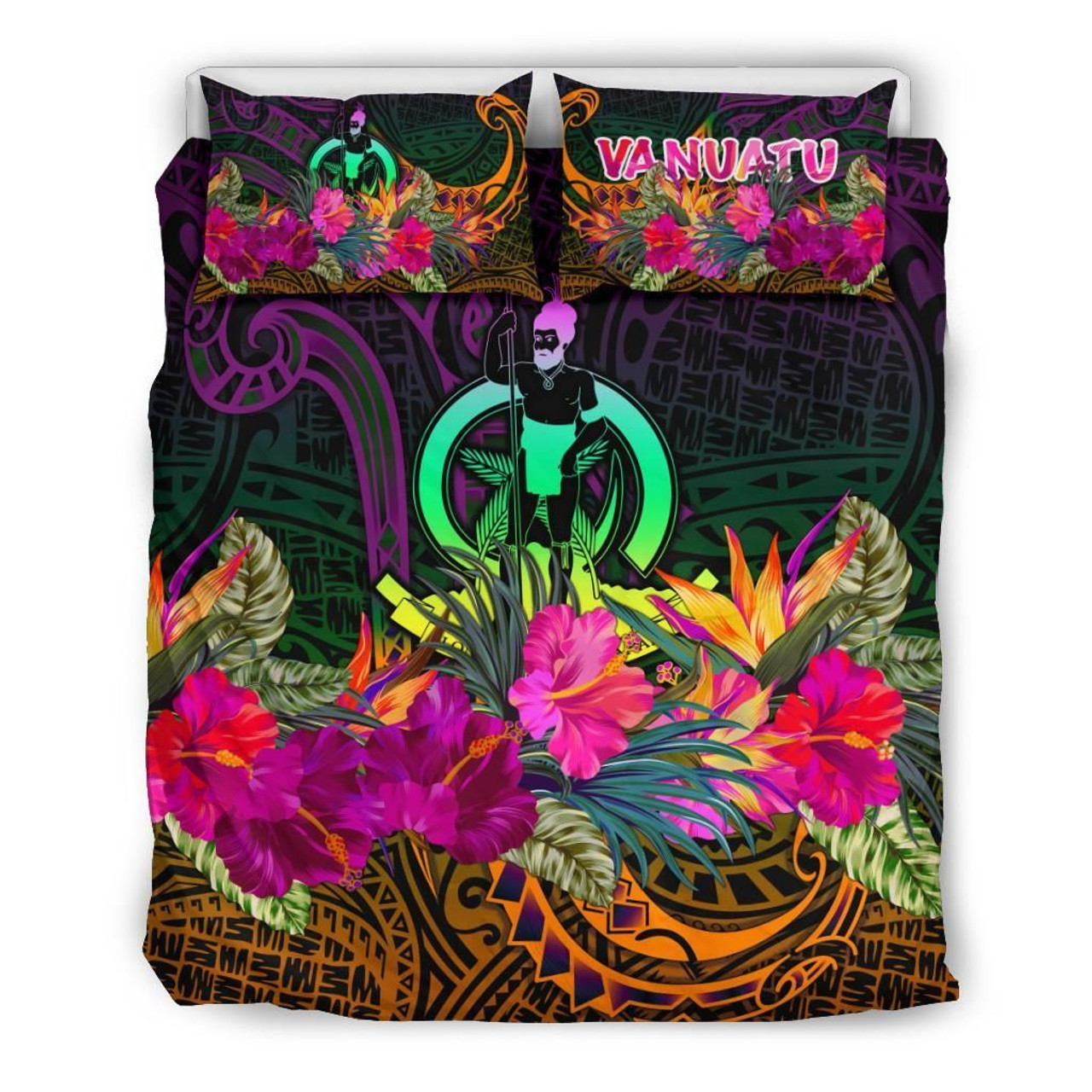 Vanuatu Bedding Set - Summer Hibiscus 3