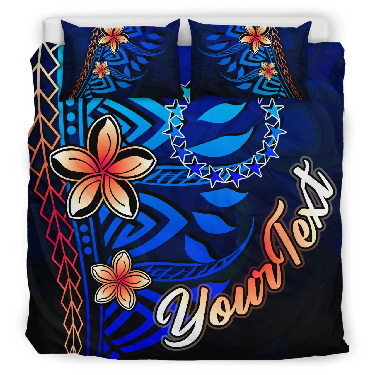 Cook Islands Polynesian Bedding Set - Ocean Style 4