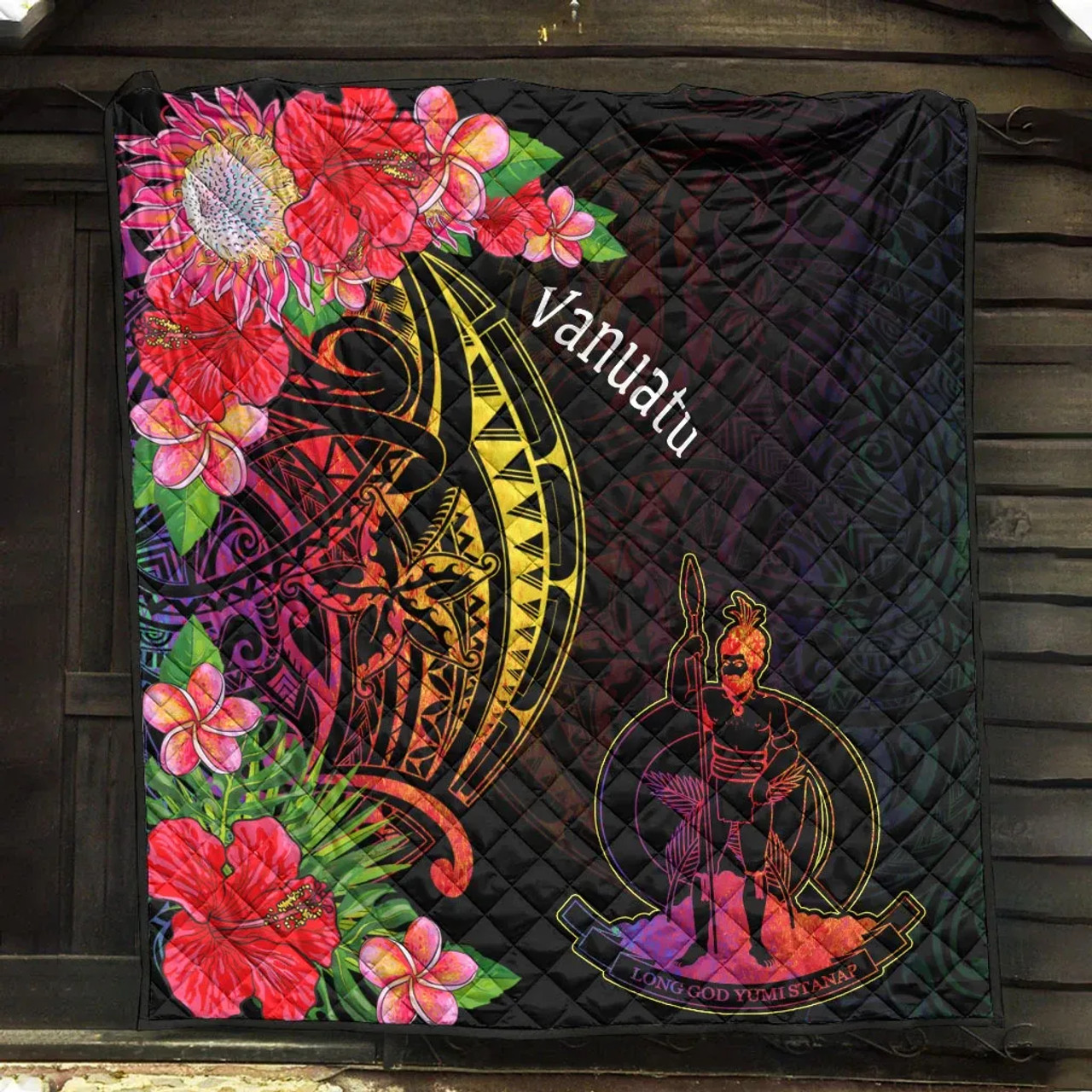 Vanuatu Premium Quilt - Tropical Hippie Style 5