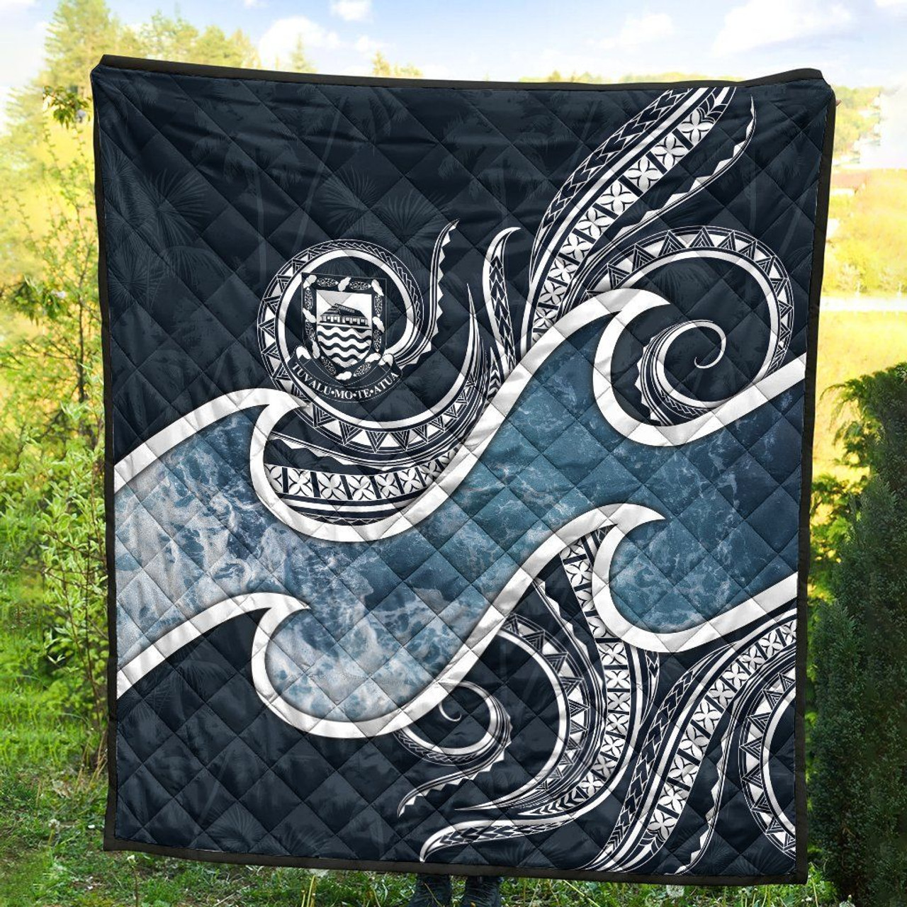 Tuvalu Polynesian Premium Quilt - Ocean Style 6