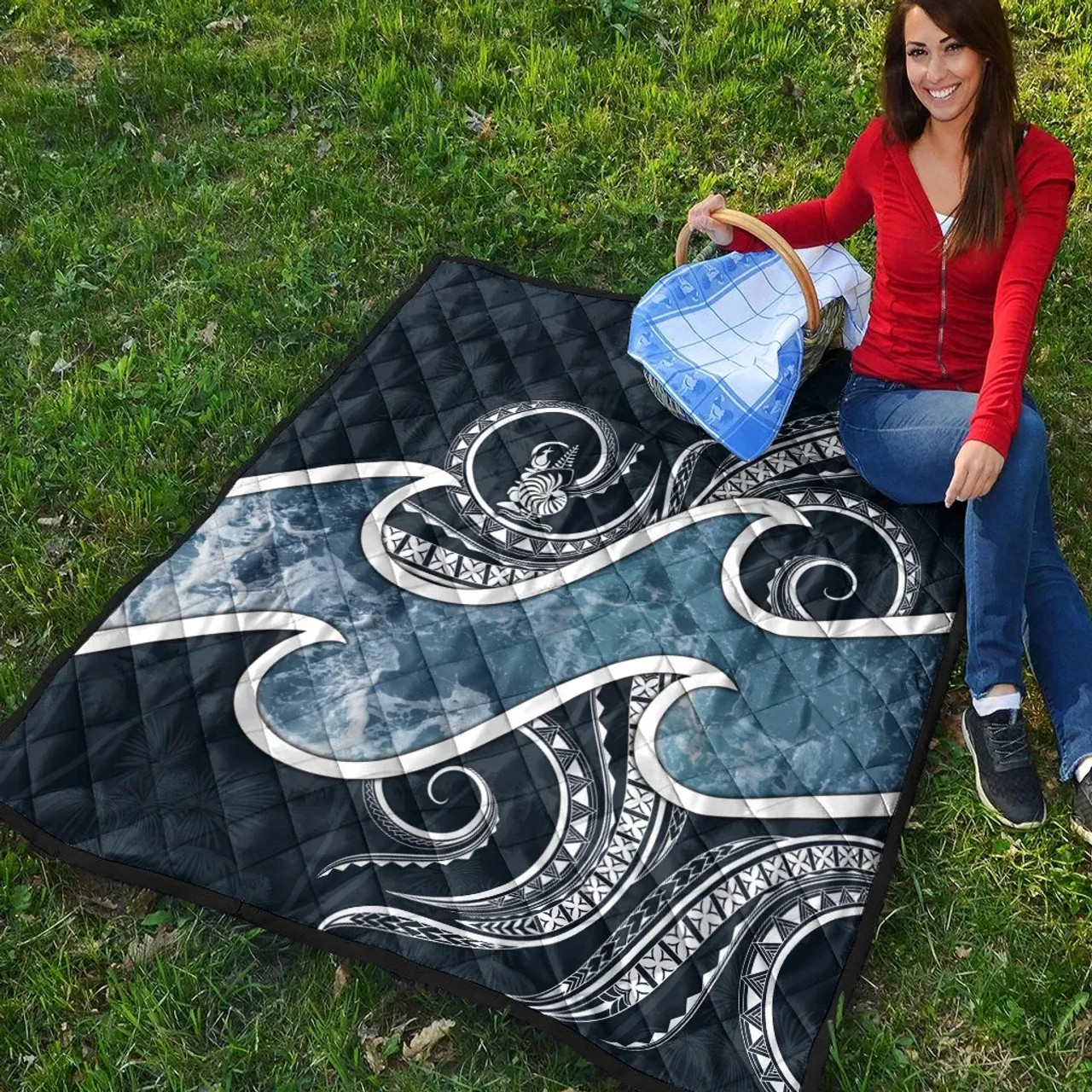 New Caledonia Polynesian Premium Quilt - Ocean Style 9