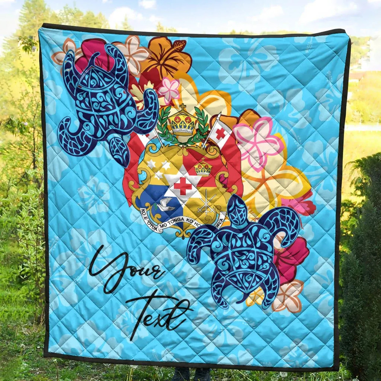 Tonga Custom Personalised Premium Quilt - Tropical Style 8