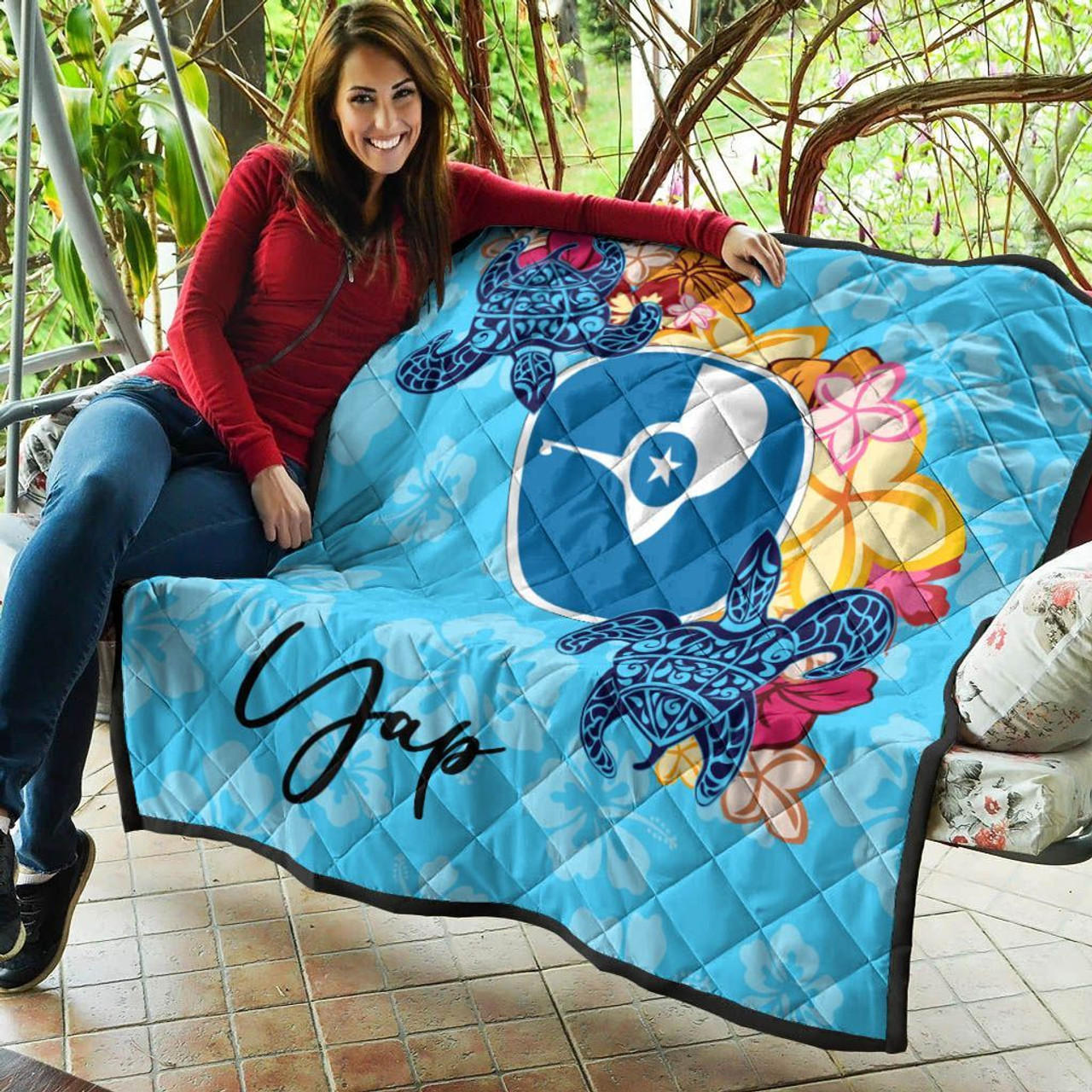 Yap Premium Quilt - Tropical Style 2