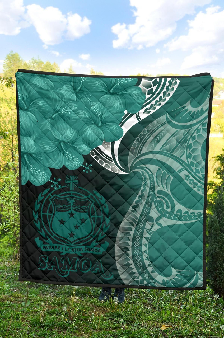Samoa Premium Quilt - Samoa Seal Wave Style (Green) 4