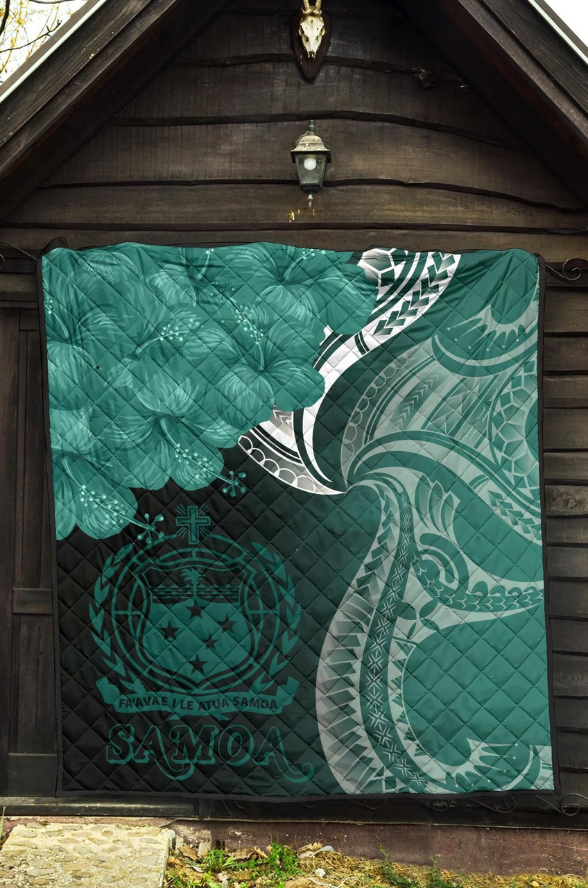 Samoa Premium Quilt - Samoa Seal Wave Style (Green) 5