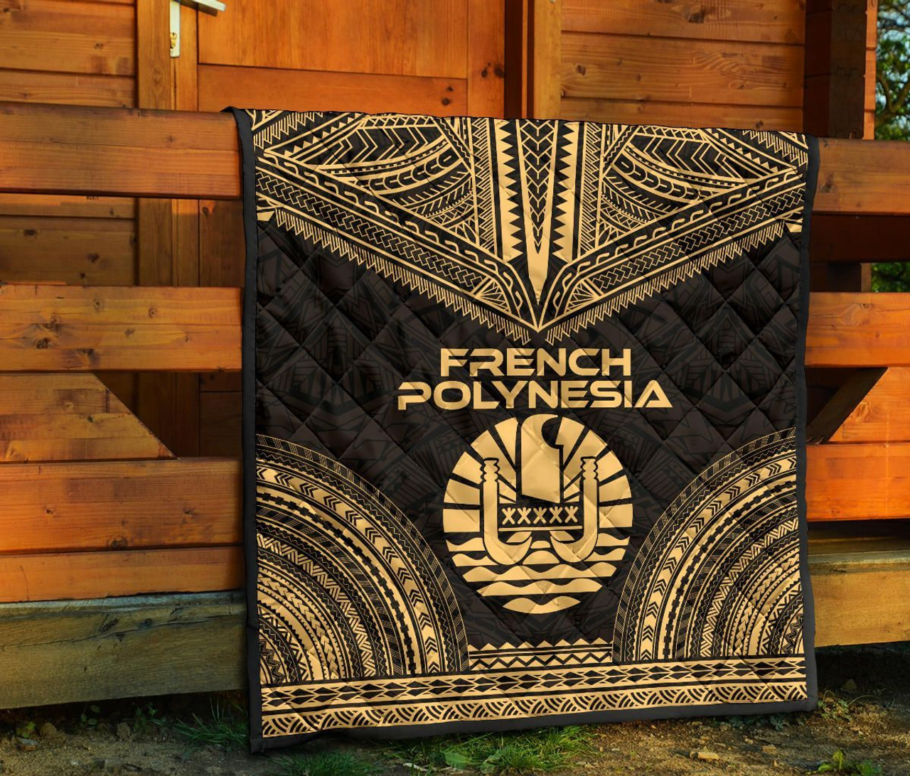 French Polynesia Premium Quilt - French Polynesia Polynesian Chief Gold Version 7