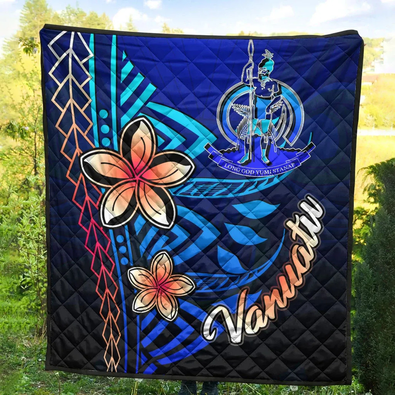 Vanuatu Premium Quilt - Vintage Tribal Mountain 6