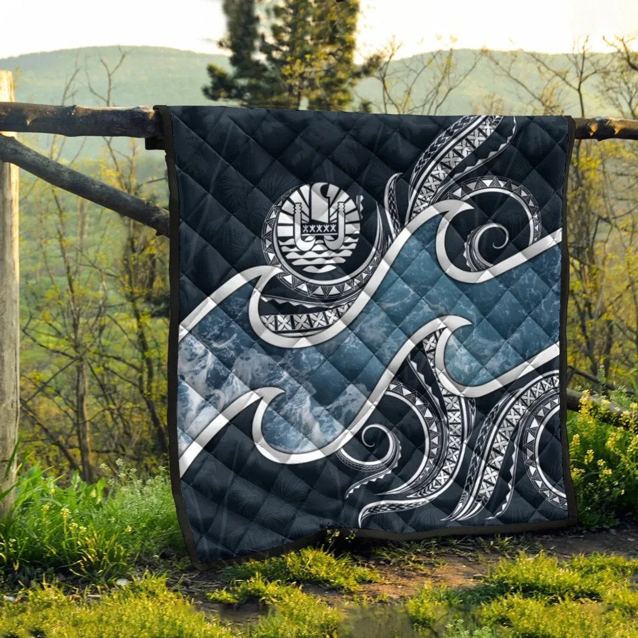 Tahiti Polynesian Premium Quilt - Ocean Style 2