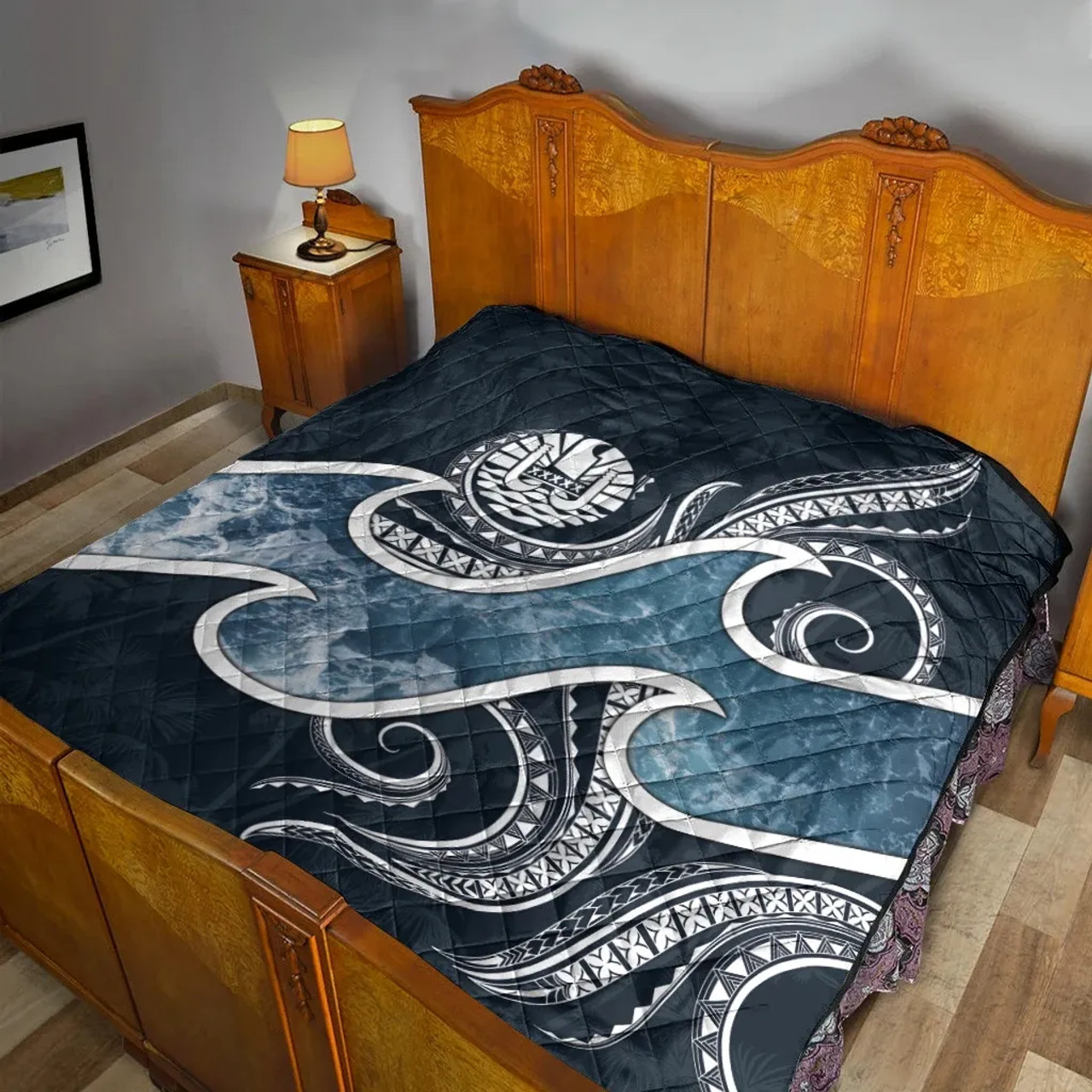 Tahiti Polynesian Premium Quilt - Ocean Style 4