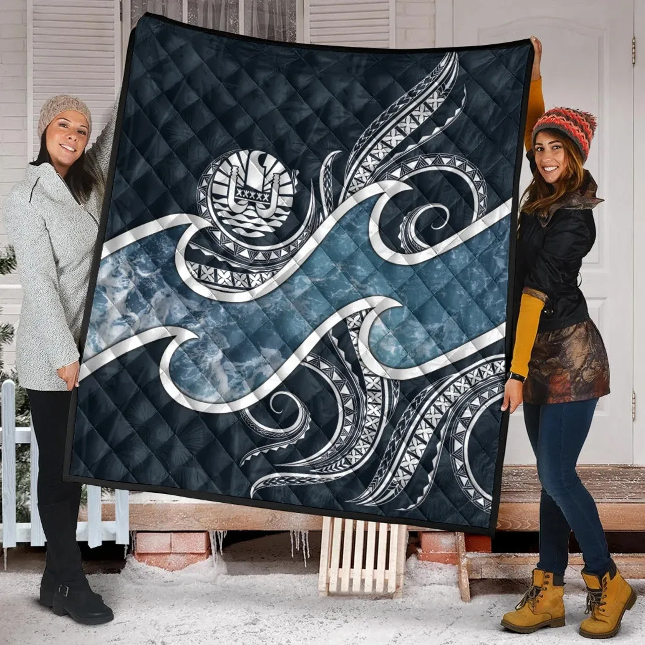 Tahiti Polynesian Premium Quilt - Ocean Style 6