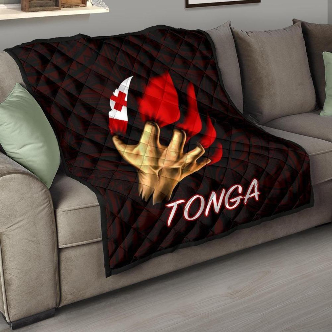 Tonga Premium Quilt - Tonga In Me (Red) 1