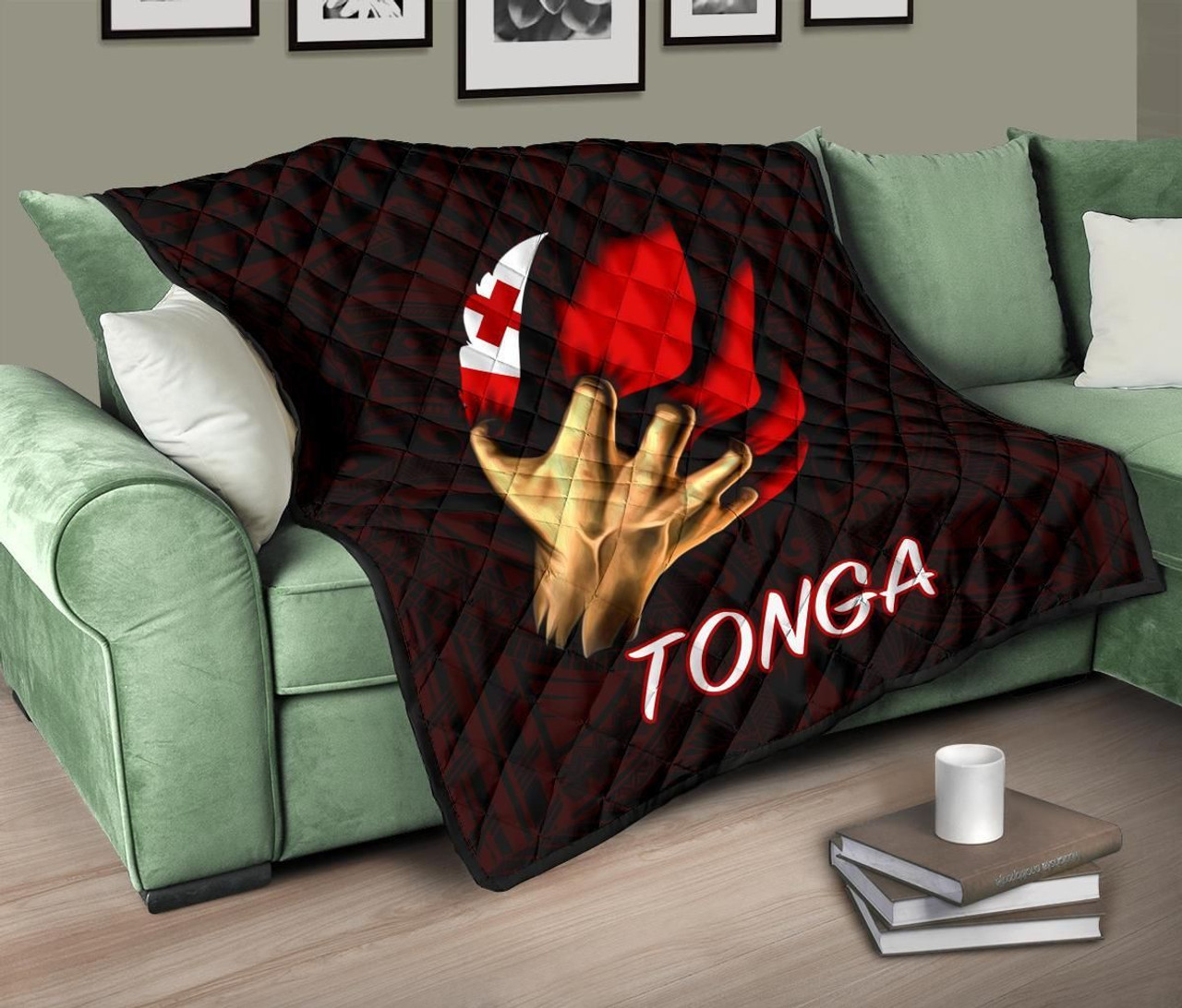 Tonga Premium Quilt - Tonga In Me (Red) 2