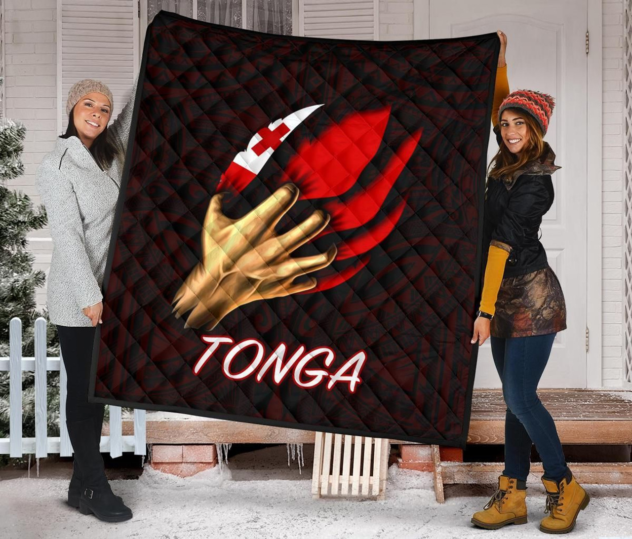 Tonga Premium Quilt - Tonga In Me (Red) 7