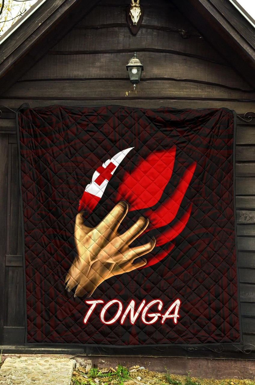 Tonga Premium Quilt - Tonga In Me (Red) 10
