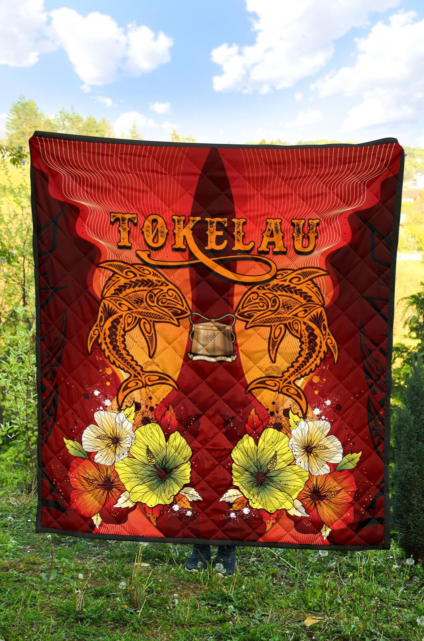 Tokelau Premium Quilt - Tribal Tuna Fish 4