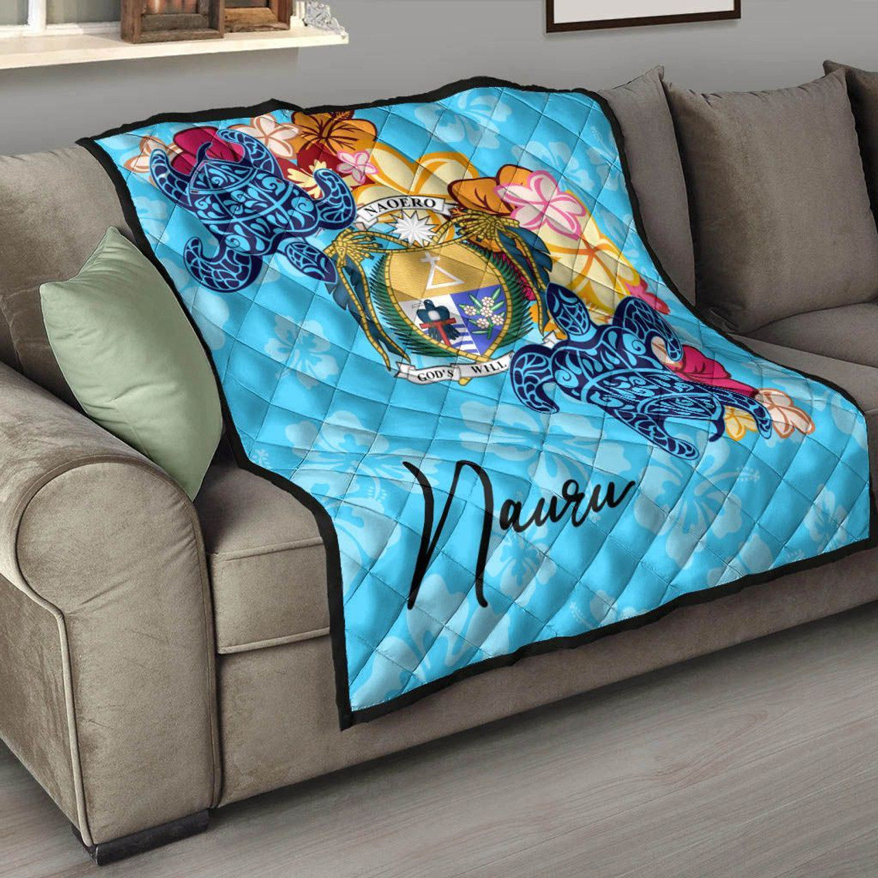 Nauru Premium Quilt - Tropical Style 4