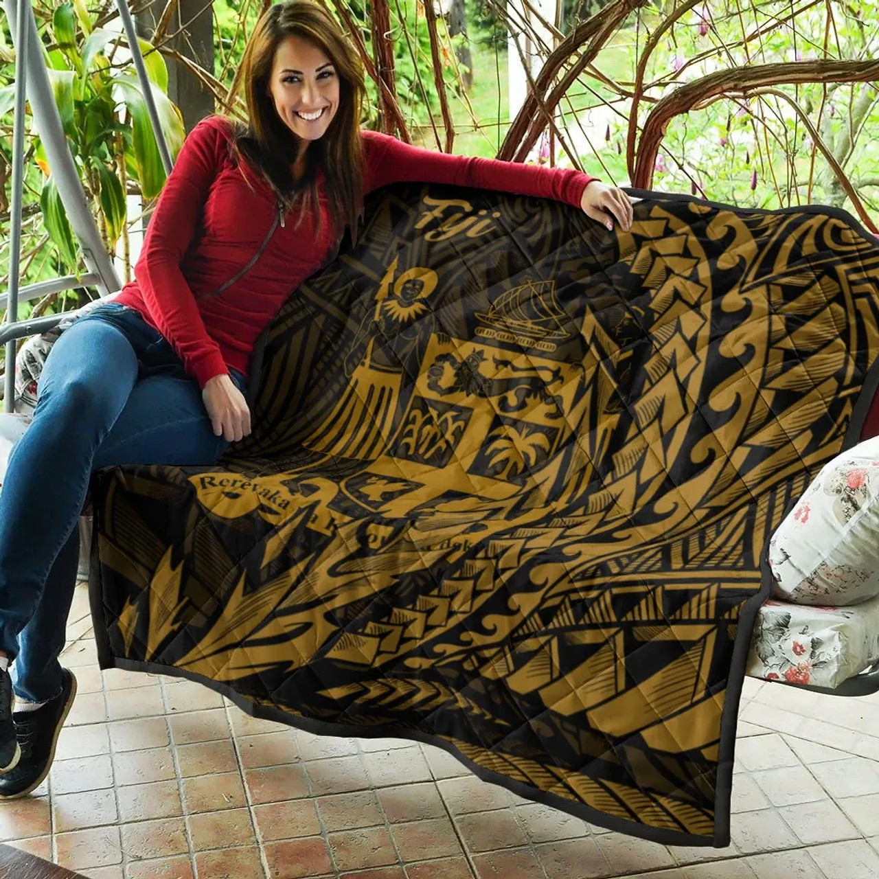 Fiji Premium Quilt - Wings Style 7