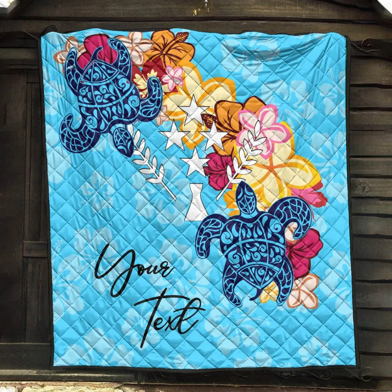 Kosrae Custom Personalised Premium Quilt - Tropical Style 9