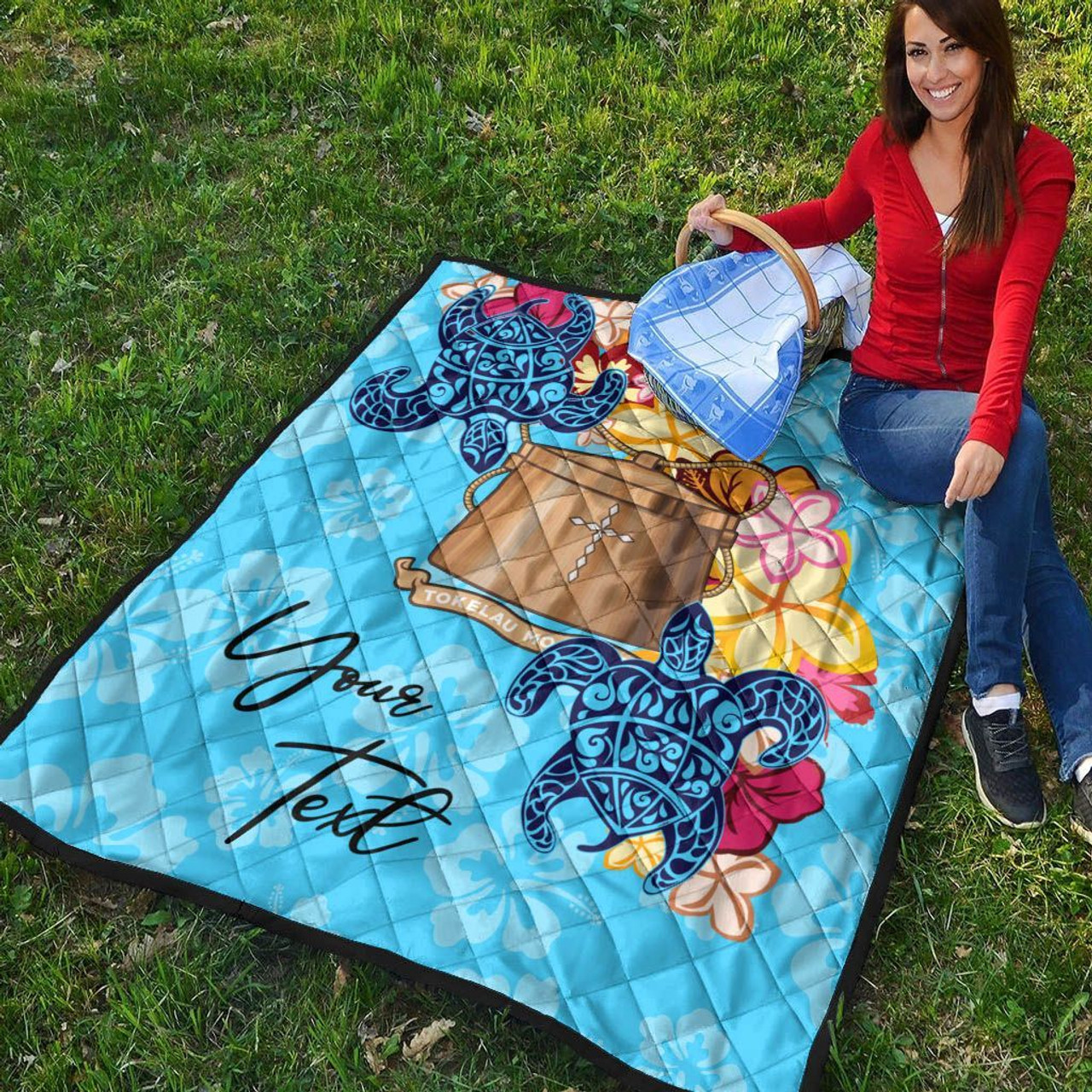 Tokelau Custom Personalised Premium Quilt - Tropical Style 2