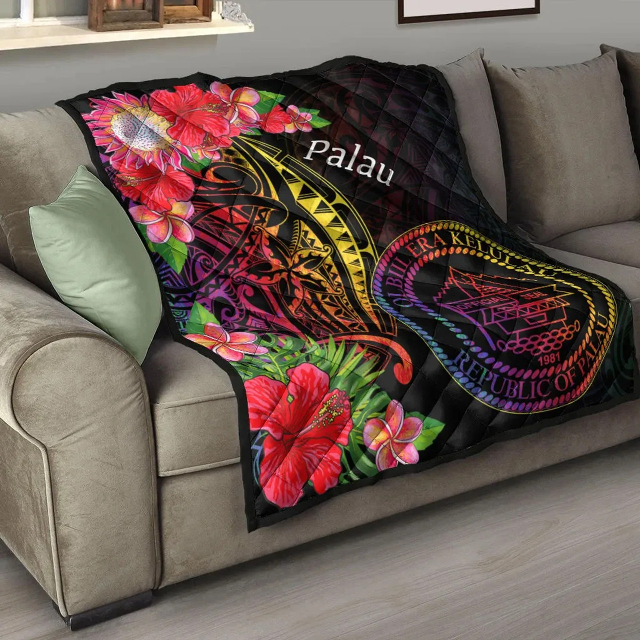 Palau Premium Quilt - Tropical Hippie Style 9