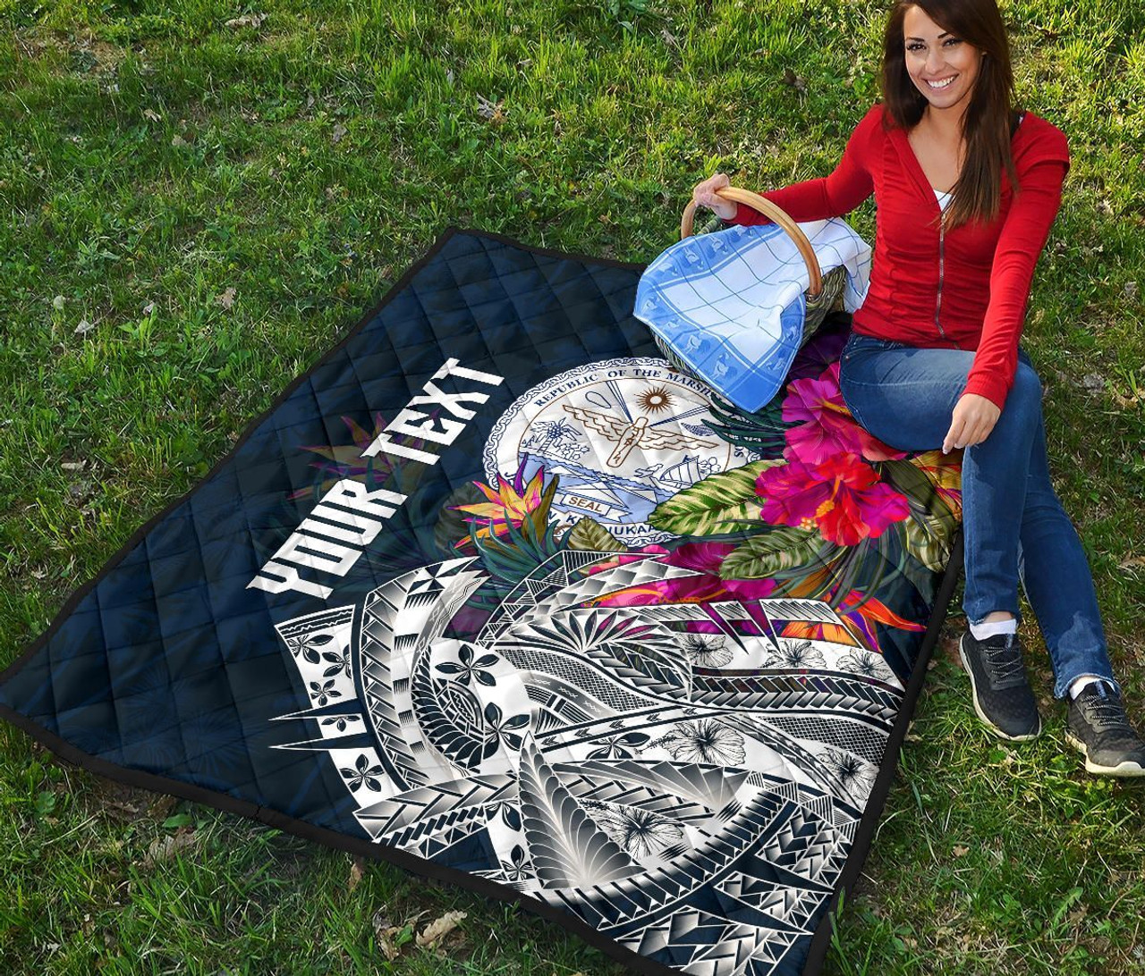 Marshall Islands Custom Personalised Premium Quilt - Summer Vibes 7