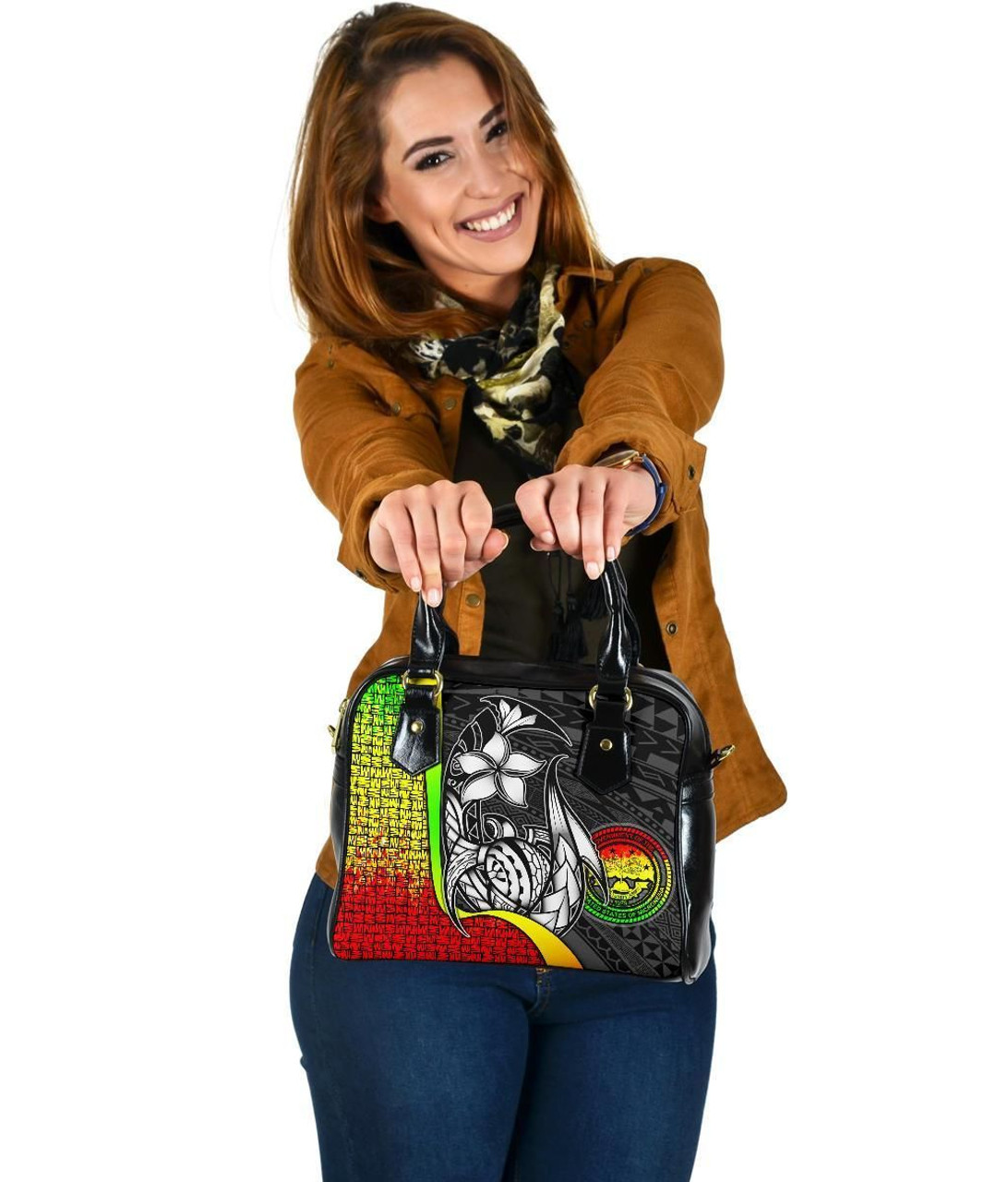 Federated States Of Micronesia Shoulder Handbag Reggae - Turtle With Hook 1