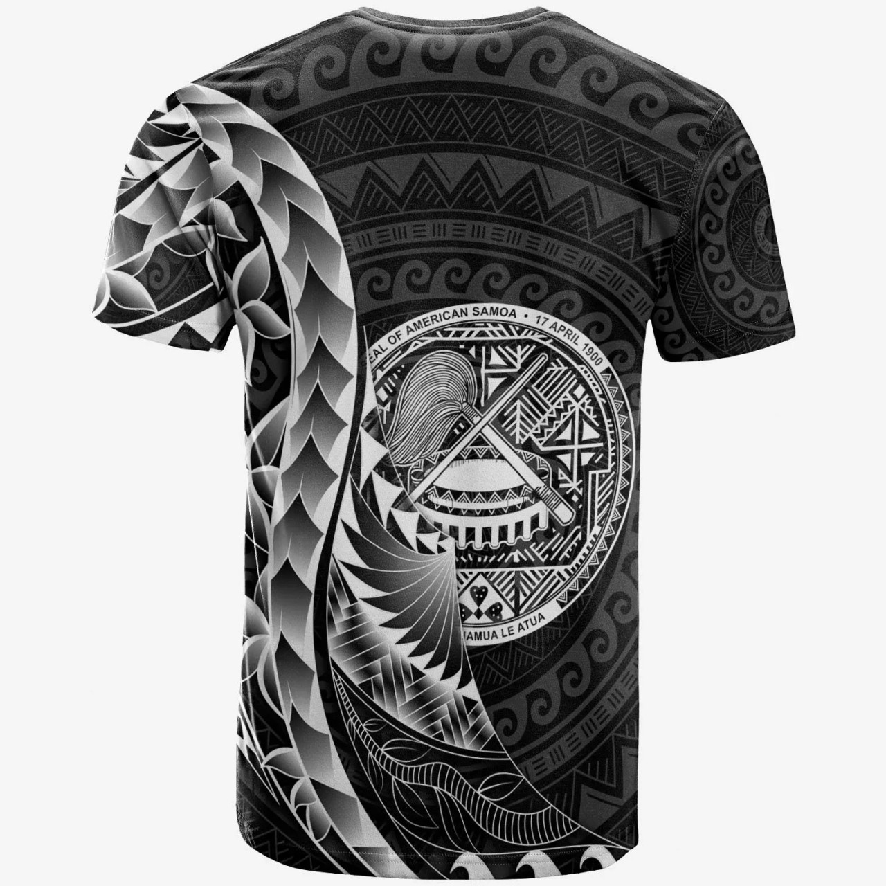 American Samoa T-Shirt - Polynesian Pattern Style 2