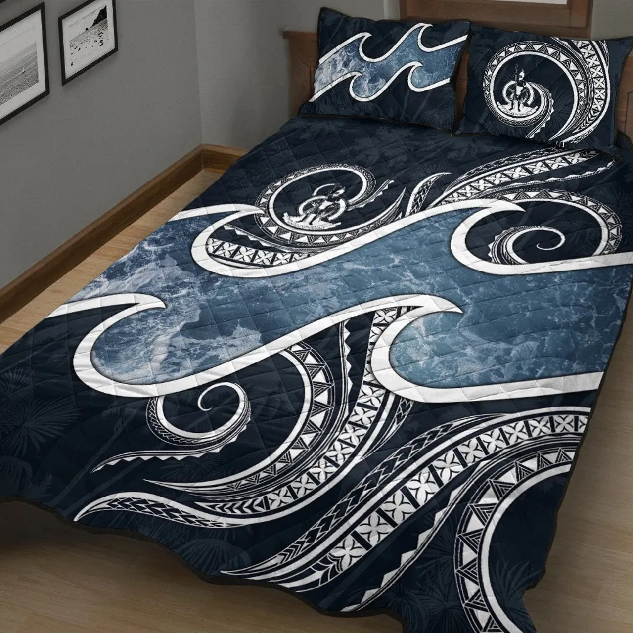 Vanuatu Polynesian Quilt Bet Set - Ocean Style 5