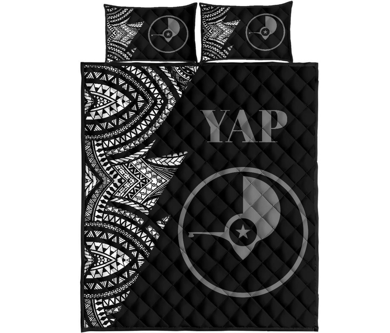Yap Quilt Bed Set - Yap Flag Flash Version 1