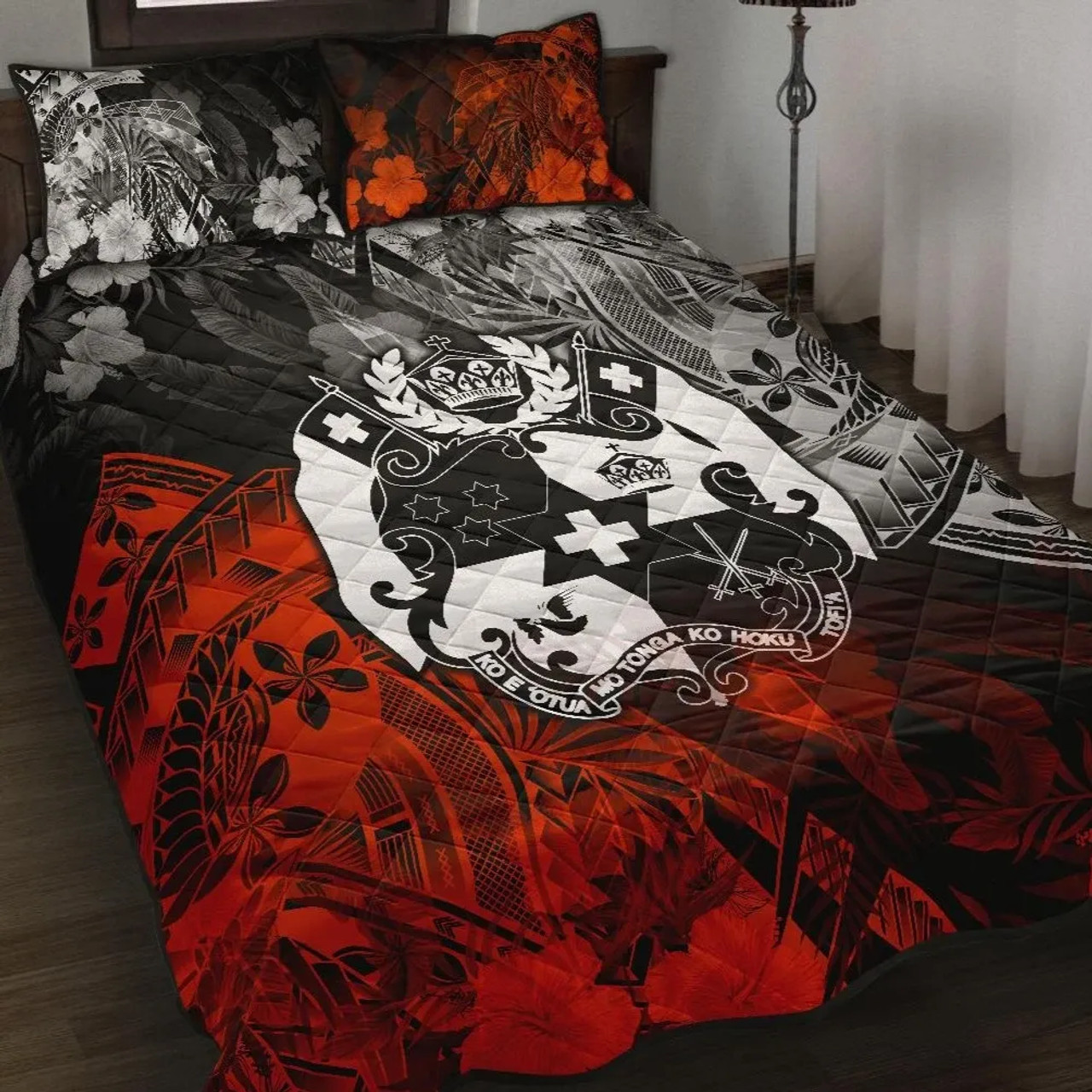 Tonga Polynesian Quilt Bed Set - Vintage Polynesian Style25 1