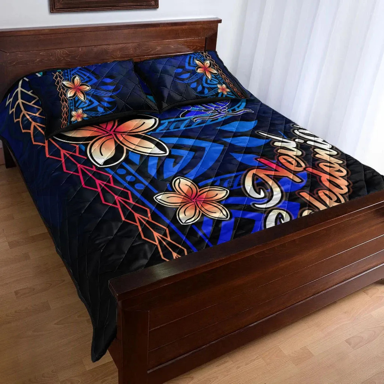 New Caledonia Quilt Bed Set - Vintage Tribal Mountain 3