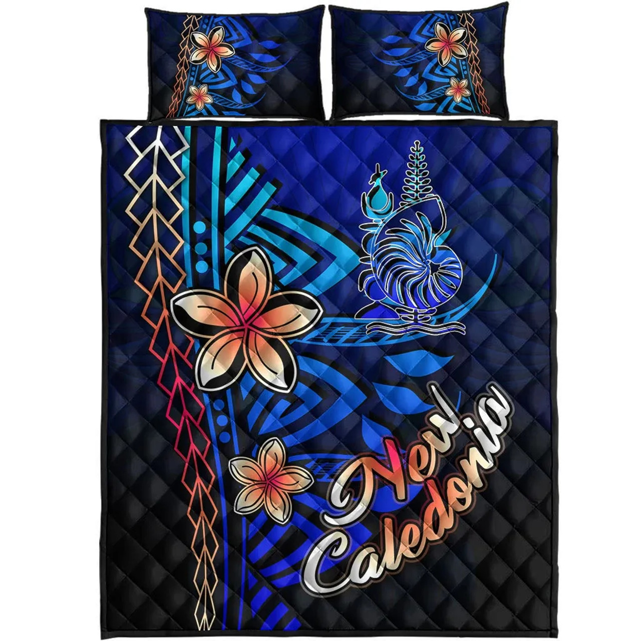New Caledonia Quilt Bed Set - Vintage Tribal Mountain 5
