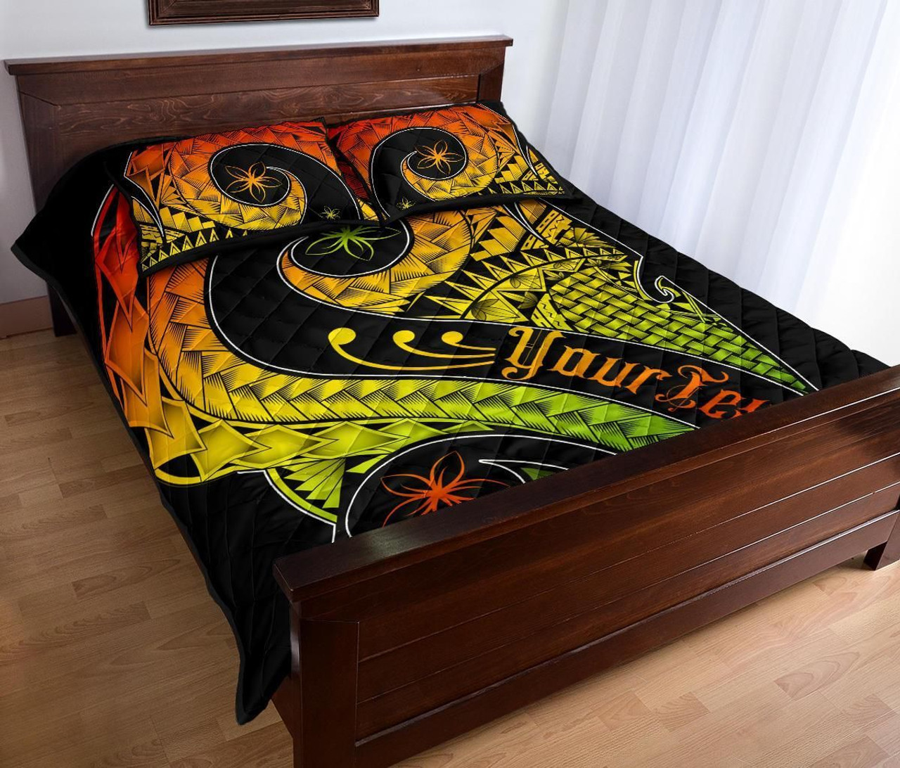Samoa Personalised Quilt Bed Set - Samoa Polynesian Decorative Patterns 3
